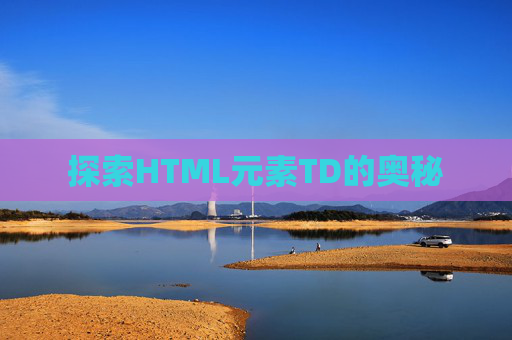 探索HTML元素TD的奥秘 探索HTML元素TD的奥秘
