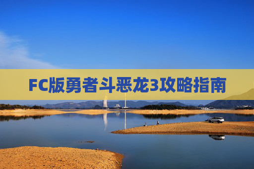 FC版勇者斗恶龙3攻略指南 FC版勇者斗恶龙3攻略指南