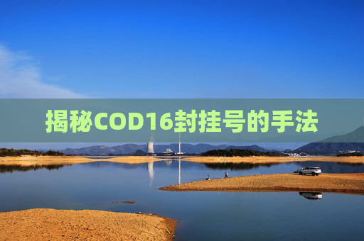 揭秘COD16封挂号的手法 揭秘COD16封挂号的手法