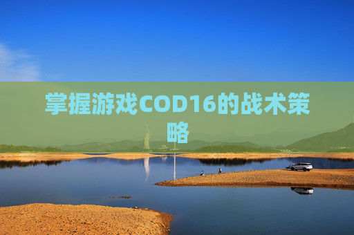 掌握游戏COD16的战术策略 掌握游戏COD16的战术策略