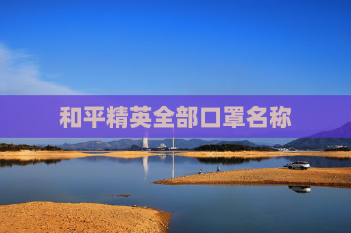 和平精英全部口罩名称