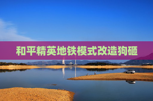 和平精英地铁模式改造狗砸 和平精英地铁模式改造狗砸
