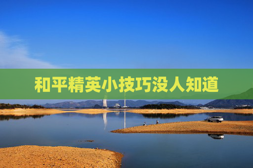 和平精英小技巧没人知道 和平精英小技巧没人知道