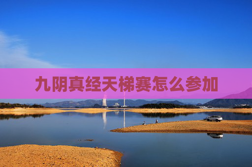九阴真经天梯赛怎么参加