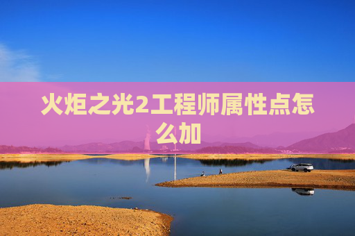 火炬之光2工程师属性点怎么加 火炬之光2工程师属性点怎么加