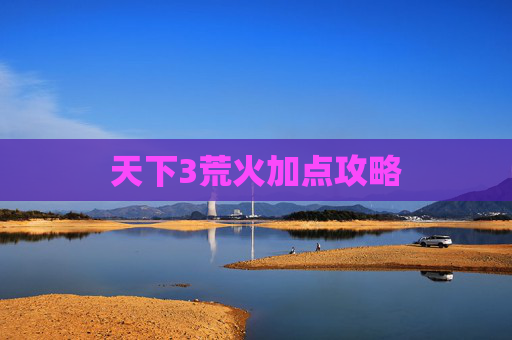 天下3荒火加点攻略 天下3荒火加点攻略