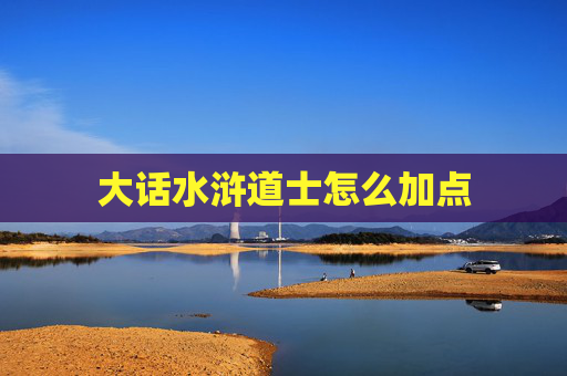 大话水浒道士怎么加点 大话水浒道士怎么加点