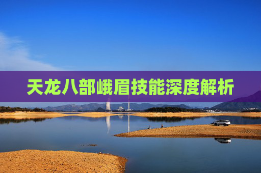 天龙八部峨眉技能深度解析 天龙八部峨眉技能深度解析