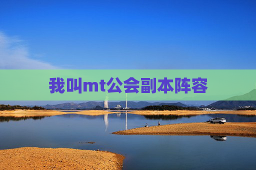 我叫mt公会副本阵容 我叫mt公会副本阵容