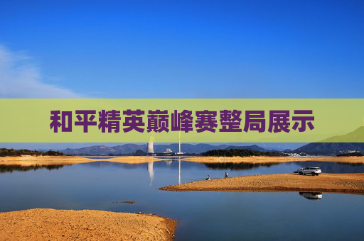 和平精英巅峰赛整局展示 和平精英巅峰赛整局展示
