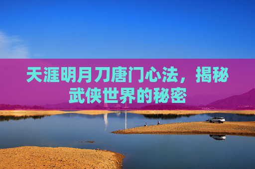 天涯明月刀唐门心法，揭秘武侠世界的秘密