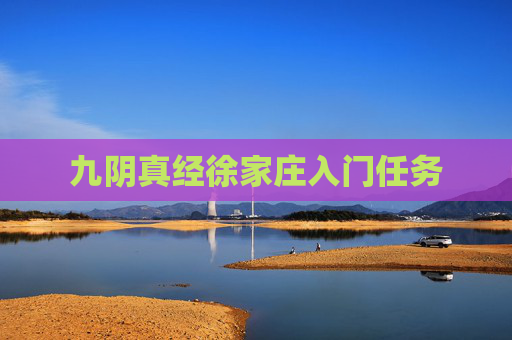 九阴真经徐家庄入门任务