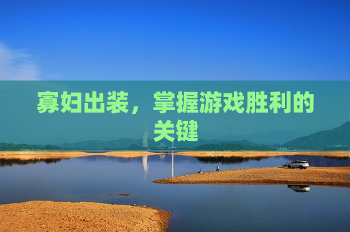 寡妇出装，掌握游戏胜利的关键