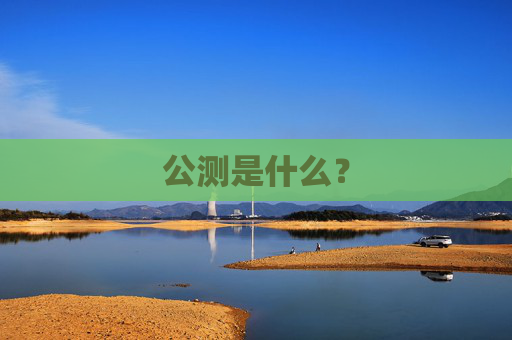 公测是什么? 公测是什么?